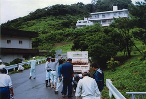 商工会美化作業