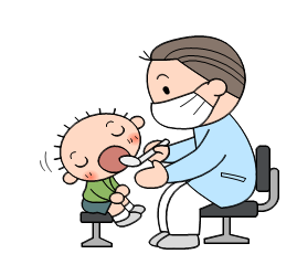 （イメージ）歯科健診（1歳児および2歳半児）