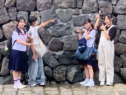 長崎市内観光の様子