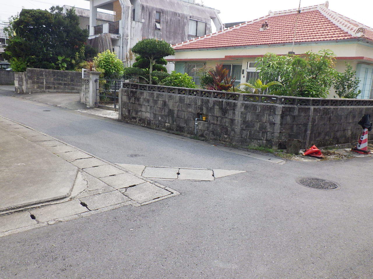 島袋地区排水路整備工事（改修前）